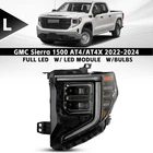 For 2022 2023 2024 Gmc Sierra 1500 AT4X Full Led Headlight Left Driver Gray New. Price: $209.99.