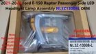 New Oem Ford Passenger Side Led Headlight Assembly 21-23 F150 Raptor NL3Z13008L. Price: $600.00.