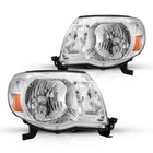 Kac Pair Headlights Assembly For 2005 -2011 Toyota Tacoma Chrome Housing Amber New. Price: $93.99.
