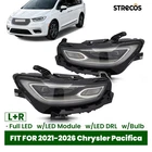 For 2021-2026 Chrysler Pacifica Full Led Projector Headlight W/module Left+right New. Price: $271.99.