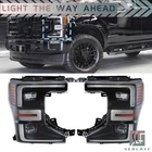 Ford F250 F350 Superduty 2020-2022 Black Full Led Headlights Set Left+right New. Price: $669.97.
