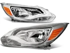 Headlight Assembly Compatible Ford Focus 2012-2014 Chrome Amber 9LAH0560 2013 New. Price: $179.99.