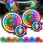 Mictuning J1 Rgb+ic 7 Inch Led Headlights W/fog Assembly Kit Dot Approved New. Price: $270.56.