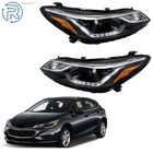 Headlights For Chevy Cruze 2016 2017 2018 Halogen W/ Led Drl Driver&passenger New. Price: $179.64.