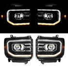 Labwork Right&left Headlights Fit For Gmc Sierra 1500 2016-2018 Black Full Led New. Price: $404.40.
