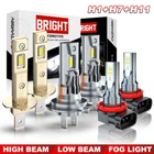 For Fiat Ducato 2009-2014 6X H1+H7+H11 Led Headlight Hi/lo Fog Bulbs Kit White New. Price: $46.99.