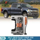 2017-2019 Driver Chrome Headlight Left Ford F250 F350 F450 F550 Super Duty New. Price: $109.99.