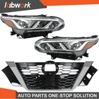 Labwork Front Bumper Upper Grille+headlight For Nissan Sentra Sv 2020-2021 New. Price: $211.24.