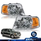 03-06 Ford Expedition Chrome Housing Amber Corner Headlight Replacement Lamp New. Price: $71.96.
