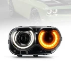 Left Led Headlight For 2015-2022 Dodge Challenger Direct Replacement Driver Side New. Price: $159.99.