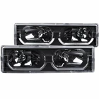 Anzo For Gmc Yukon 1992-1999 Crystal Headlights Black W/ Low Brow New. Price: $306.50.