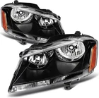 Fits 2008-2014 Dodge Avenger Black Headlights Replacement Set Left & Right New. Price: $223.65.