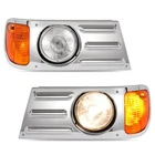 Chrome Headlights W/corner Light+bezel For Mack Granite CV713 Truck Left&right New. Price: $244.90.