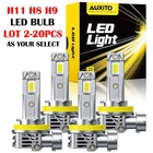 2-20X Auxito H11 Led Headlight Low Beam Bulb Canbus Super Bright 6500K White M6S New. Price: $8.99.
