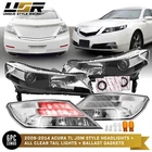 Clear Front Headlight & Rear Tail 4PC Combo L+r For 2009-2014 Acura Tl New. Price: $669.95.