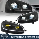 Pair Led Headlight For 2006-2009 Vw Rabbit Golf MK5 /2006-10 Jetta Halogen Model New. Price: $335.00.