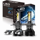 Shyfrult H4 Led Headlight Bulbs Kit High Low Beam 100W 16000LM 6500K Super White New. Price: $18.89.