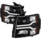 Spyder Version 3 Projector Headlights For Chevy Silverado 1500 - Black New. Price: $274.44.