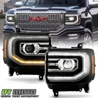 For 2016-2018 Gmc Sierra 1500 Full Led Projector Headlights Headlamps Left+right New. Price: $448.99.