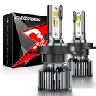 Chusyyray Combo 2 H4 9003 Led Headlight Bulbs High Low Beam Super White 10000LM New. Price: $23.99.