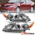 For 2007 2008 2009 Toyota Camry Projector Chrome Headlights Amber Corner Pair New. Price: $60.99.