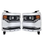 For Silverado 1500 2016-2018 Right&left Side Headlights Led Type Chrome Housing New. Price: $275.04.
