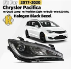 For 2017-2020 Chrysler Pacifica Halogen Headlight Black Bezel W/o Led Drl Right New. Price: $127.99.