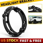 Black 7"LED Headlight Round Mounting Bracket Ring For Jeep Wrangler Jk Tj Usa New. Price: $24.69.