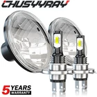 For Hummer H2 2003-2009 Pair Dot 7 Inch Round Led Headlights Drl High Low Beam New. Price: $53.99.