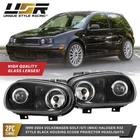 Depo Black Glass Lens Headlight + Projector Fog For 99-04 Vw Golf Gti Mk.iv New. Price: $264.95.