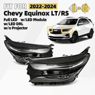 Full Headlight For 2022-2024 Chevy Equinox Lt/rs W/led Drl Left+right Pair New. Price: $227.99.