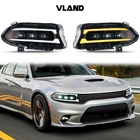 Vland Led Projector Headlights For 2015-23 Dodge Charger W/animation&sequential New. Price: $449.99.