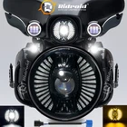 1X 7" Inch Led Headlight Hi/lo Beam&drl For Harley-davidson Street Glide Flhx New. Price: $49.98.