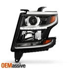 For 2015-2020 Chevy Suburban Tahoe Hid Projector Black Headlamp Driver W/led Drl Used. Price: $127.98.