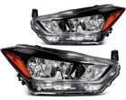 Headlights Assembly Pair For Nissan Kicks 1.6L 2017-2020 Black Housing New. Price: $189.99.