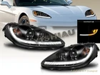 Chevrolet Corvette C6 2006-2013 L.e.d. Projector Black Headlights Drl Sequentia New. Price: $528.98.
