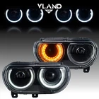 Pair For Dodge Challenger 2008-2014 Vland Headlights Front Drl Sets Rh+lh New. Price: $249.99.