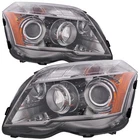 Headlight Set Halogen W/ Performance Lens 2010-2012 Mercedes Glk 300 350 New. Price: $403.31.