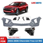 For 2024 2025 2026 Chevrolet Trax Ls 1RS Front Bumper Cover W/ Headlights Kit New. Price: $269.99.