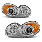 Pair Headlights Assembly For 2002-2005 Hyundai Sonata Chrome Headlamps Lh+rh New. Price: $84.88.