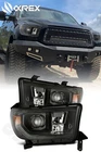 Alpharex G2 Alpha-black Projector Headlights For 2007-2013 Toyota Tundra New. Price: $475.00.