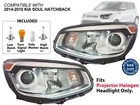 Fits Projector Halogen Head Lamp 2014 2015 2016 Kia Soul Passenger Driver Pair New. Price: $777.44.