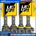 4/8X Auxito H11 9005 Led Headlight Kit High Low Beam Bulb 6500K White 100000LM New. Price: $118.36.