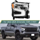 For Silverado 1500 Ltz/high Country 2022-2024 Full Led Drl Chrome Headlight Rh New. Price: $164.43.