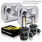 Pair 5X7 7X6" Led Headlights Hi-lo Ford F650 F750 F250/350/450 Super Duty New. Price: $99.99.