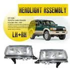 For 91-97 Toyota Land Cruiser FJ80 LC80 Headlight Assembly Set Clear Lens New. Price: $149.39.