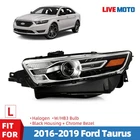2016-2019 Ford Taurus Halogen Headlight Black Housing W/HB3 Bulb Driver Left New. Price: $106.99.