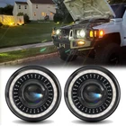 7" Round Led Headlights Start-up Halo For 2007 2008 2009 10-2018 Wrangler Jk New. Price: $112.98.