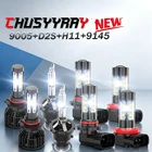 8X 9005 D2S Led Hid Headlight High Low Beam H11 9145 Fog Drl Bulbs Combo New. Price: $39.99.