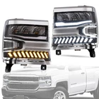 Vland Full Led Reflector Headlights For 2016-2018 Chevy Silverado 1500 Animation New. Price: $425.91.